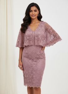 Elegant Lace Midi Dress