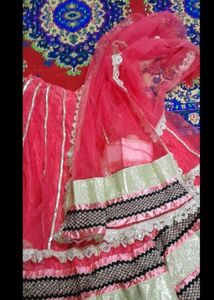 Peach Lehnga Good Looking Wear