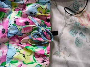 Floral Print Square Neck Dress