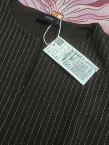 MNG Pinstripe Sleeveless Top