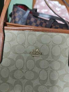 Coach Monogram Tote Bag