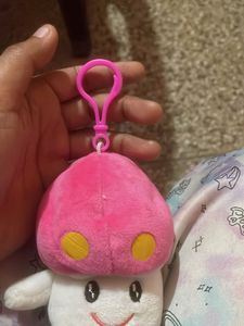 Cute Mushroom Plush Keychain