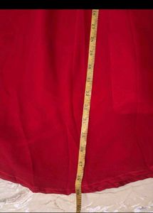Red Embroidered Kurta Set with Dupatta