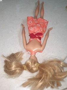 Retro Barbie Doll with Summer Dress