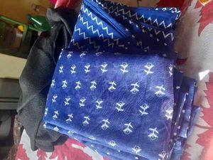 Elegant Blue Printed Kurta Set with Dupatta