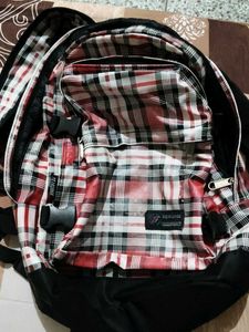 Stylish Plaid Backpack