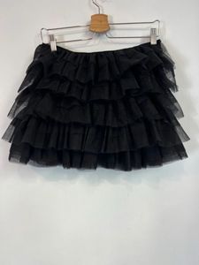 Ruffled Tulle Mini Skirt (shorts under)