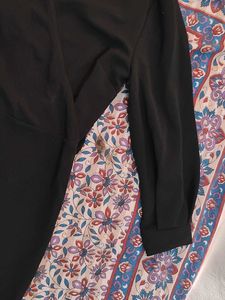 Chic Black Wrap Dress