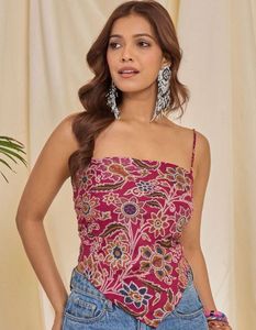 Bohemian Floral Print Top