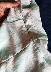 Pastel Blue Printed Dress Size 36