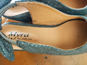 Grey 🩶 Glittery Block  Heels Used Once