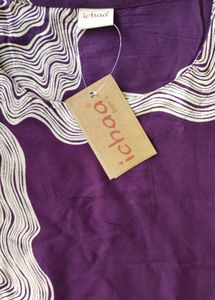 Stylish Purple Kaftan Dress