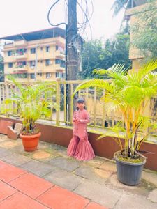 Girls' Pink Ethnic Wear Set