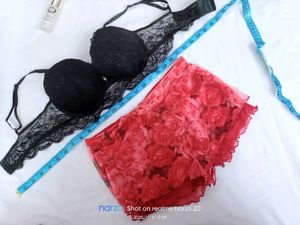Lace Bra &amp; Shorts Set