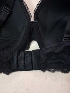Classic Black Lace Trim Bra