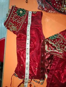 Red Bridal Lehenga