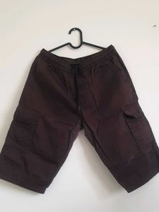 Brown Cargo capri