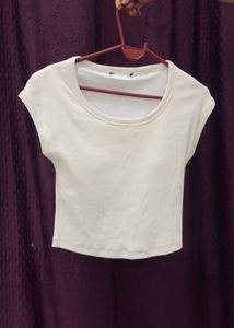 Classic White Cap Sleeve T-Shirt