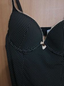 Polka Dot Cami bodysuit with Bow