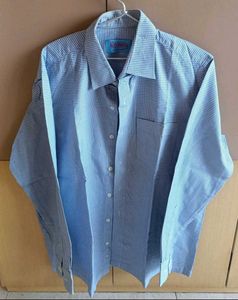 Raymond Classic Blue Checkered Shirt