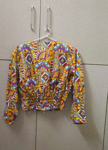 Vero Moda Vintage Style Print Top