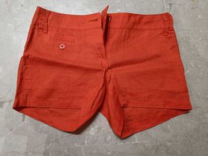 Mango -Chic Orange Shorts