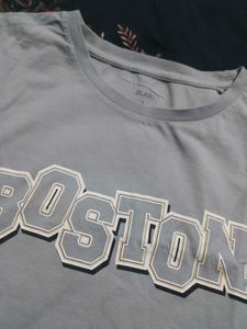 Boston Graphic over size  T-Shirt
