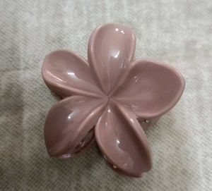 Plumeria Flower Hair Claw Clip