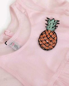 KidsDew Net n Sequins Pink Party Dress