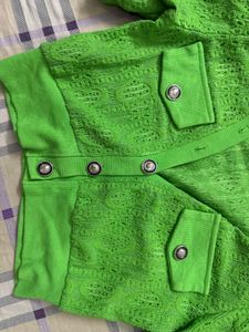 Emily in Paris Coded Green Top