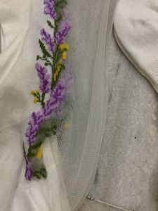 Sheer Embroidered &amp; Textured Socks