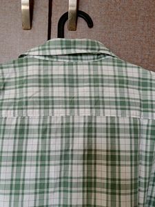 Westside Men Green Checkered Shirt