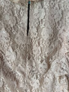 Elegant Lace Flutter Sleeve Top