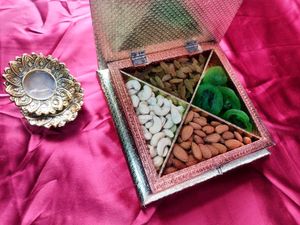 A1 Quality Decorative Dry Fruit Box with Freebie