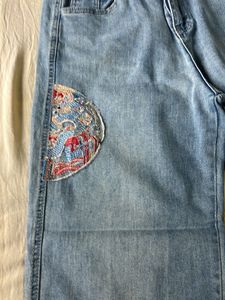 Embellished Wide Leg Jeans
