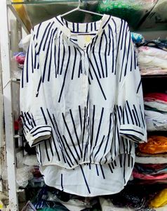Effortless Chic Striped Blouse