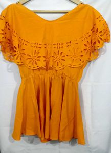 Chic Laser Cut Top