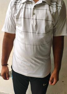 Men's Striped Polo T-Shirt