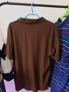 Men's Brown Polo T-Shirt