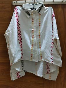White Embroidered shirt
