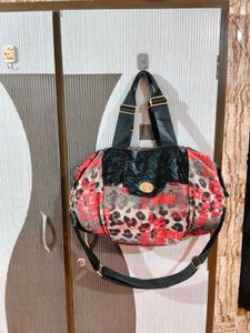 Stylish Leopard Print Hobo Bag