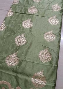 Elegant Green Banarasi Silk Saree