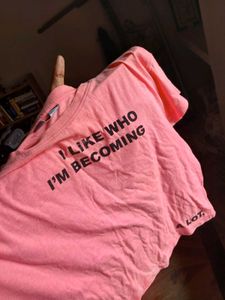Pink Cropped T-Shirt