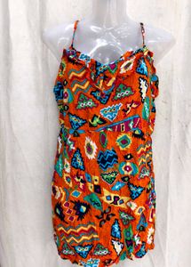Vibrant Bohemian Print Sundress