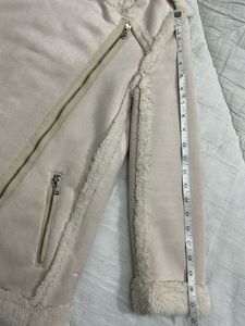 Faux Suede Shearling Jacket