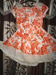Floral Print Flare Dress