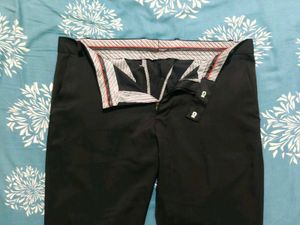 Men's Black Formal Trousers