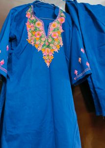 Woolen Kurta With Pant Set