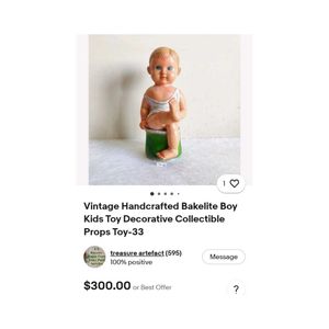 Vintage Baby Doll and Teddy Bear