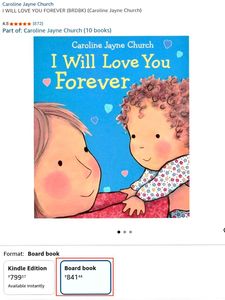 I Will Love You Forever by Caroline Jayne Church